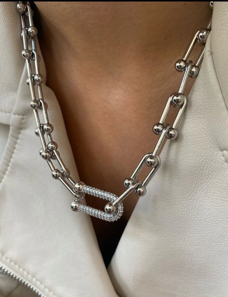 14k İthal Kararmaz Kadın Çelik Kolye