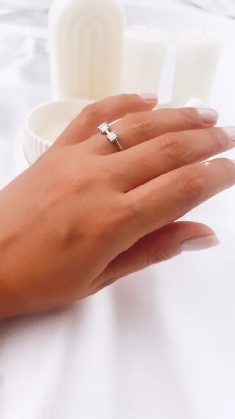 925 Ayar Kadın Gümüş (Silver) Yüzük