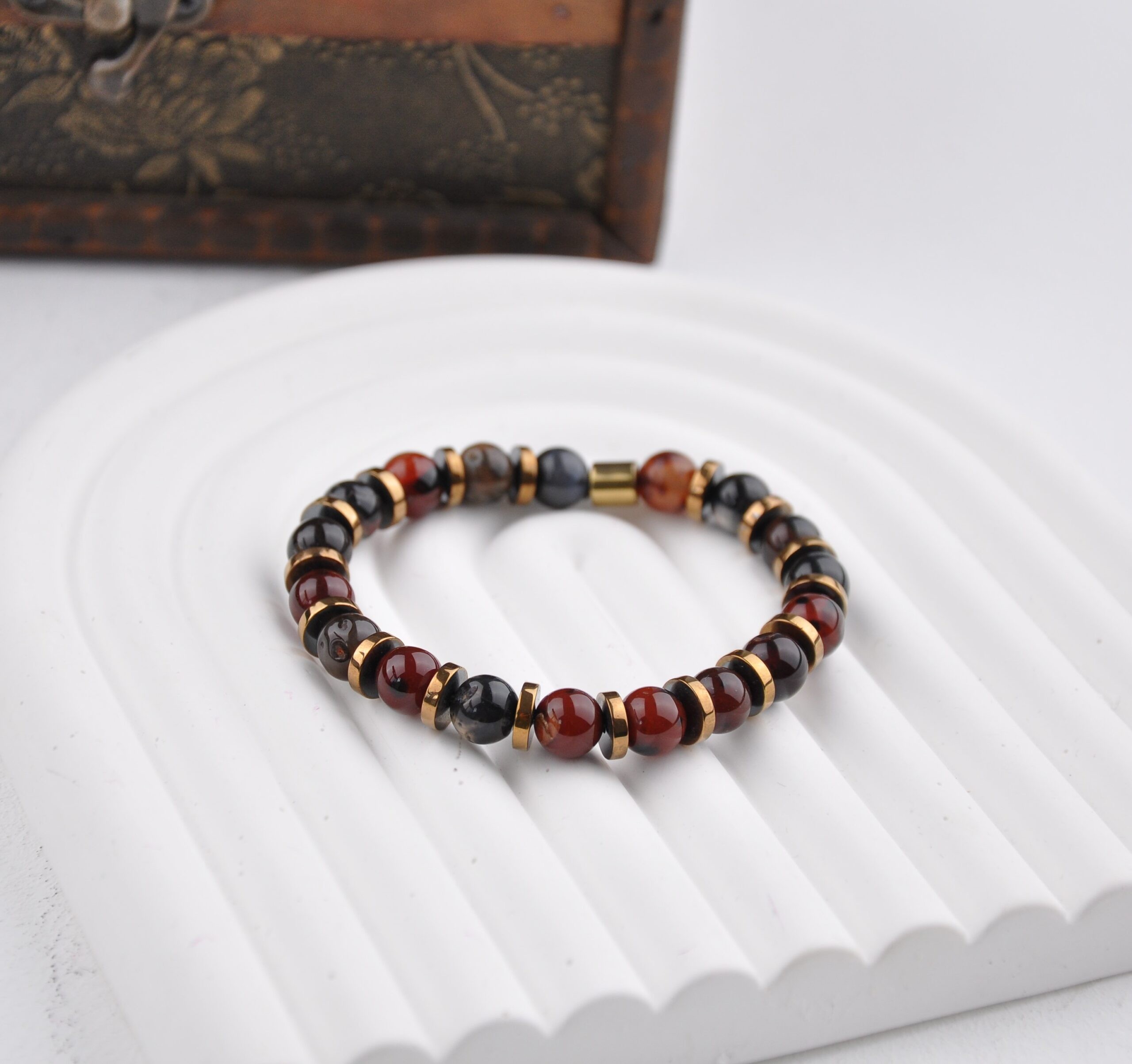 10 MM Onix Doğal Taş Unisex Bileklik