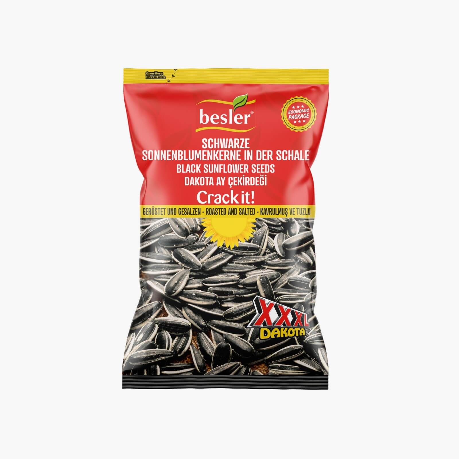 XXXL Dakota Siyah Ay Çekirdeği 125 Gr. Tuzlu.