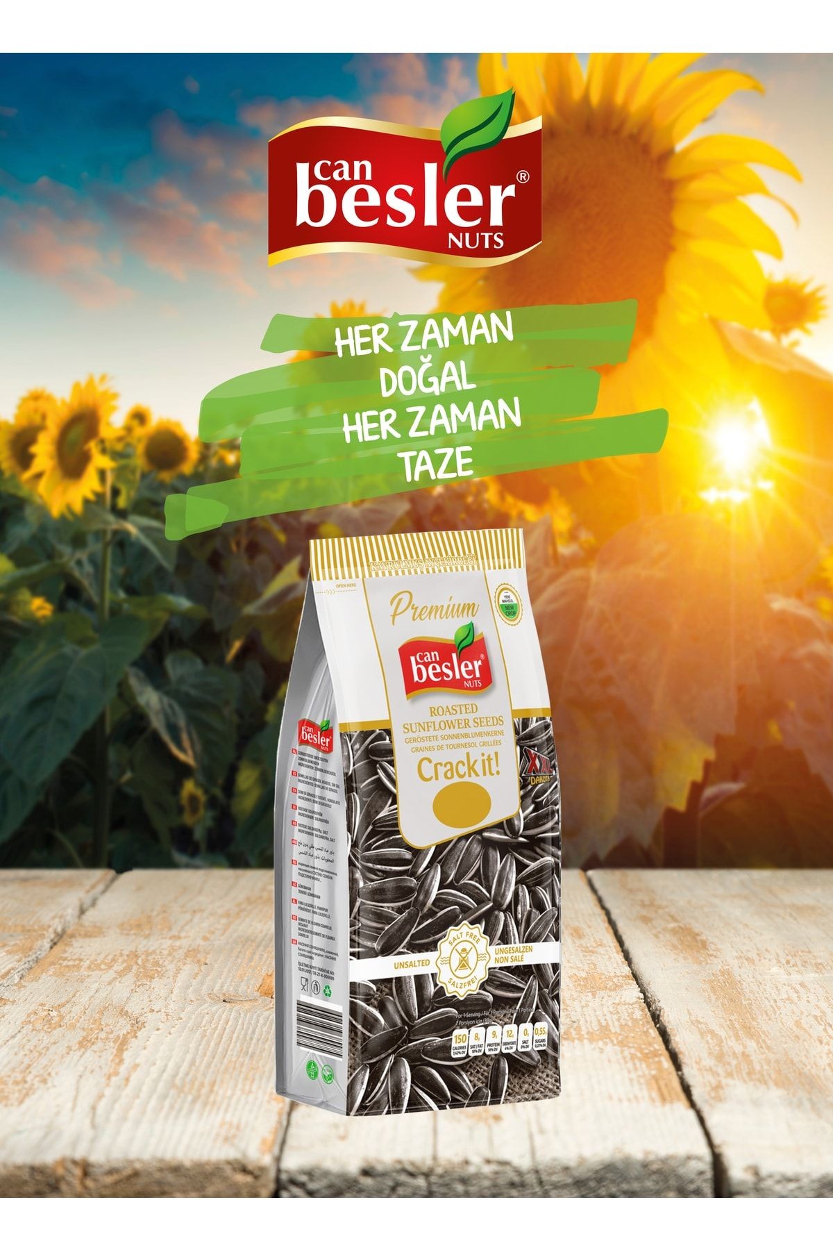 Xxl Siyah Ay Çekirdeği Jumbo 250 Gr. Tuzsuz.