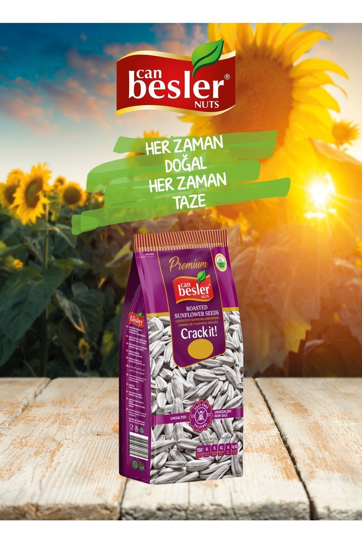 Beyaz Ay Çekirdeği Jumbo 250 Gr. Tuzsuz.