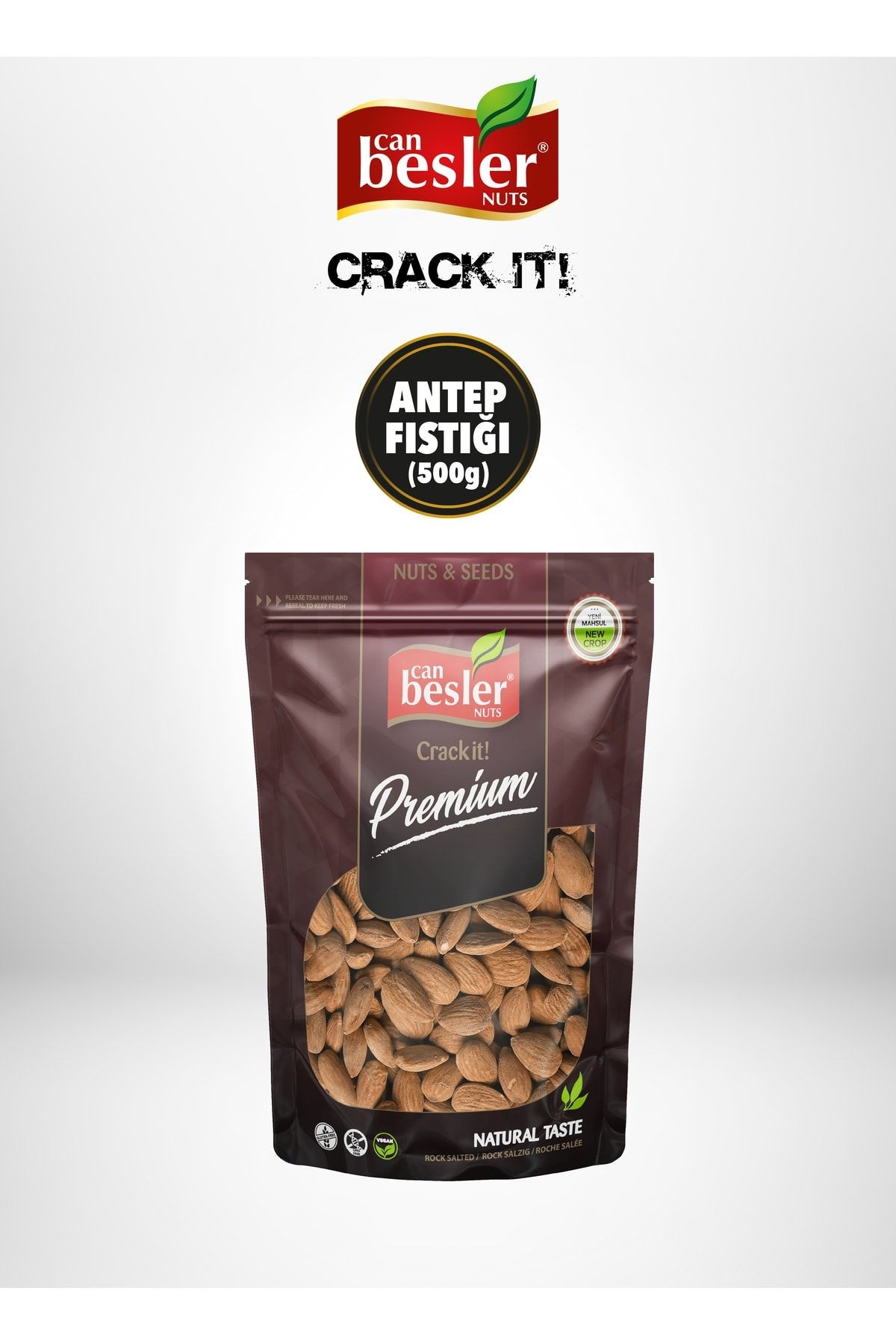 Jumbo Kavrulmuş Badem 500 Gr.