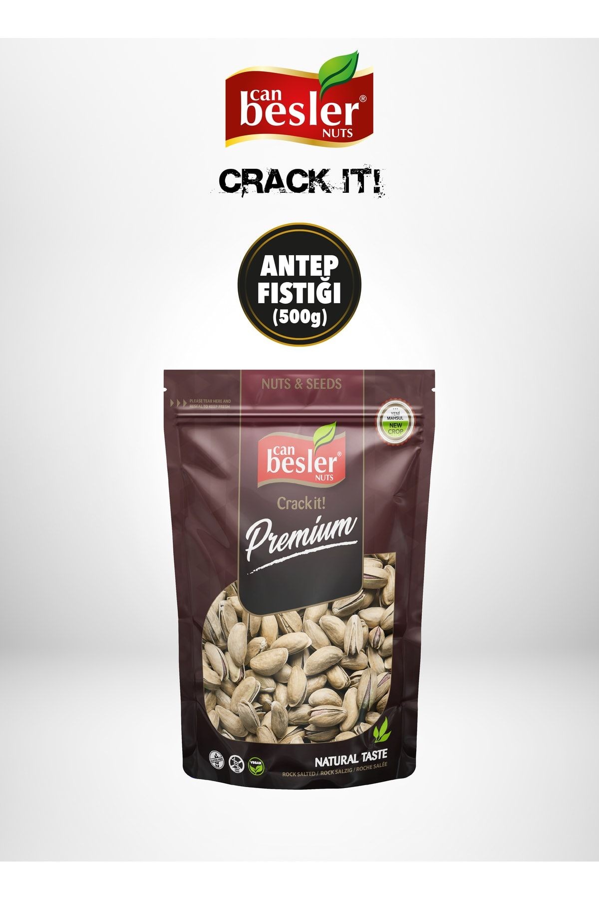 Jumbo Kavrulmuş Ana Çıtlak Antep Fıstığı 500 Gr.