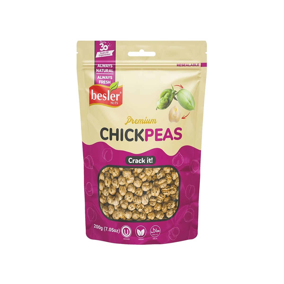 Çifte Kavrulmuş Dağlı Leblebi 200 Gr.