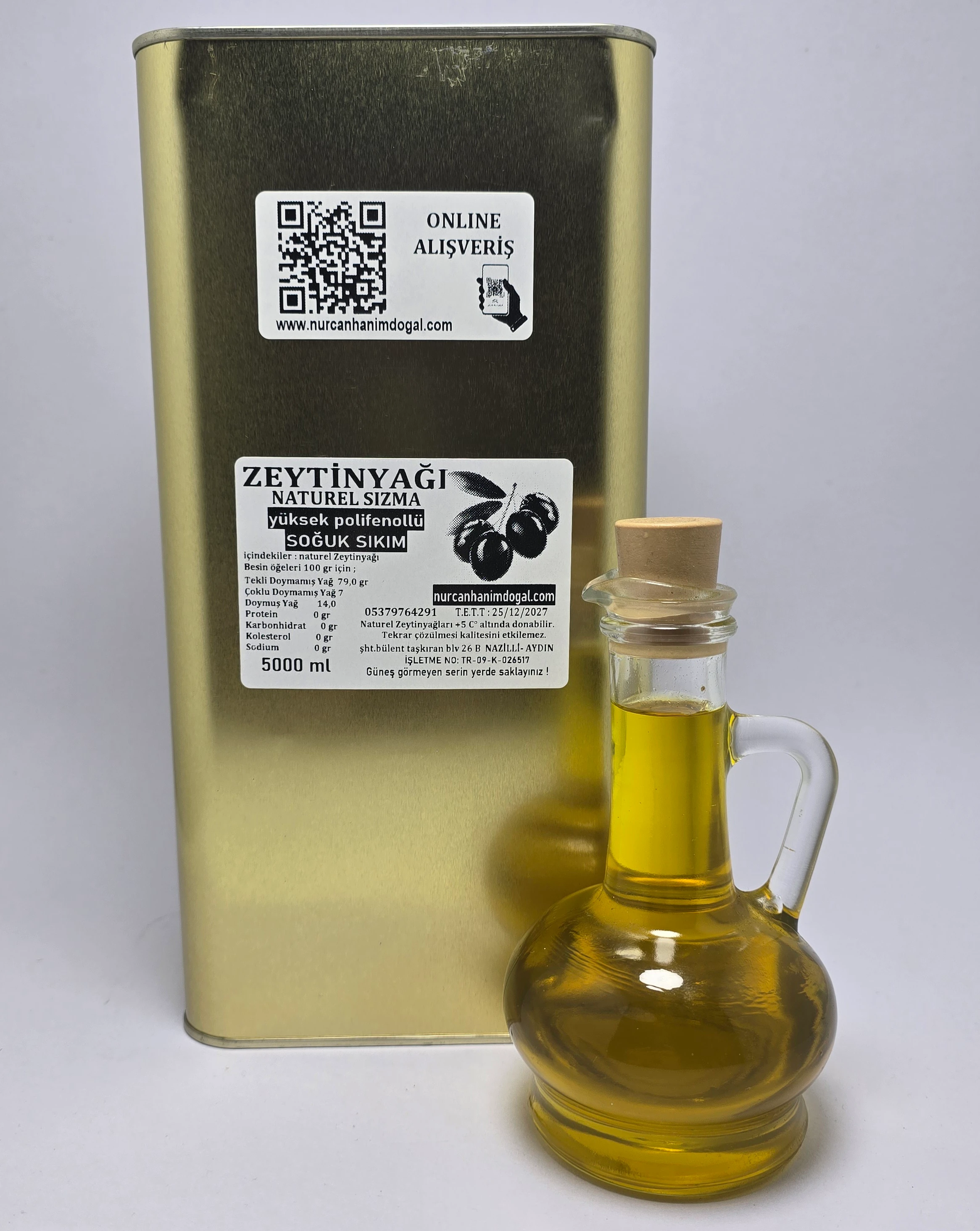 Soğuk Sıkım Zeytinyağı