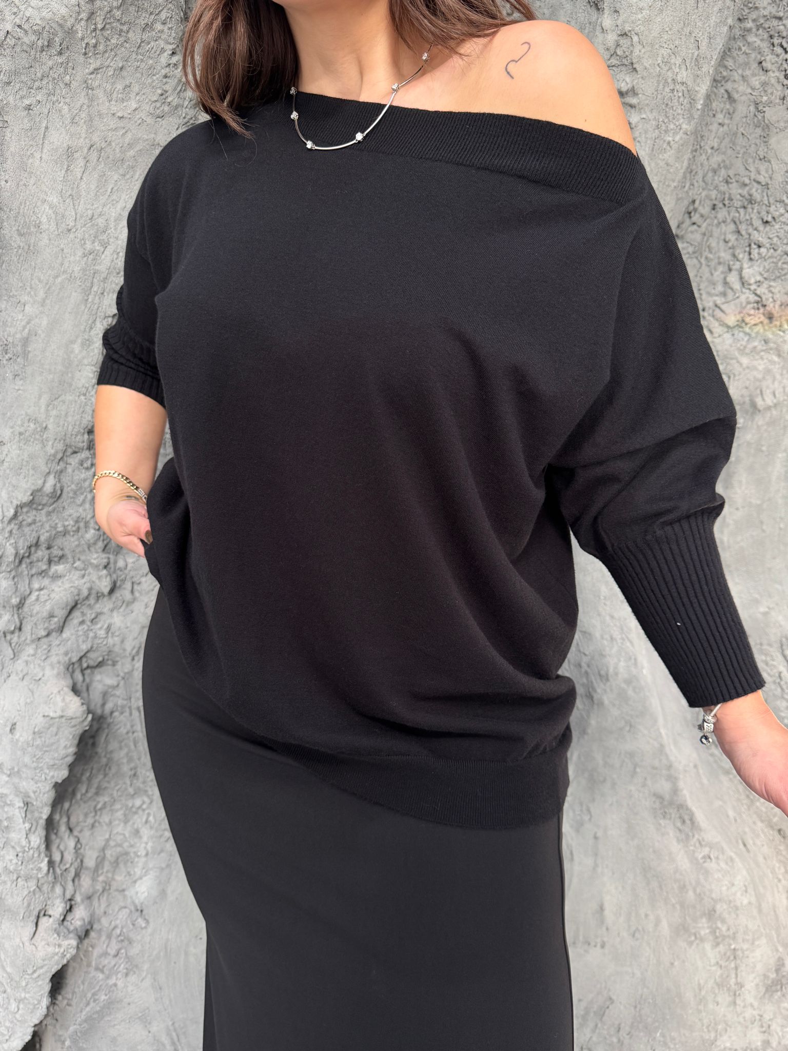 YARASA MODEL TRİKO KAYIK YAKA