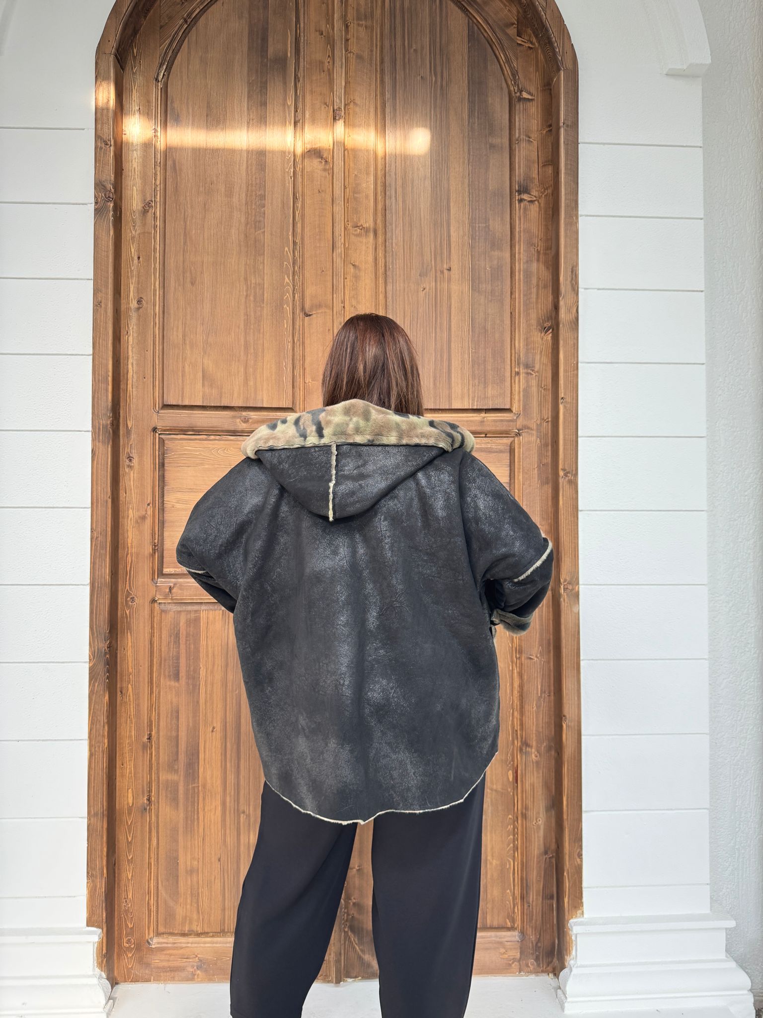 KAMUFLAJ DESEN İÇİ POLARLI KABAN