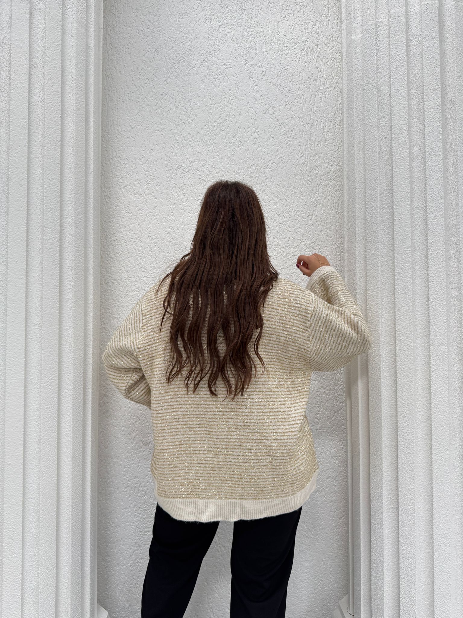 SİMLİ ÇİZGİLİ KAZAK