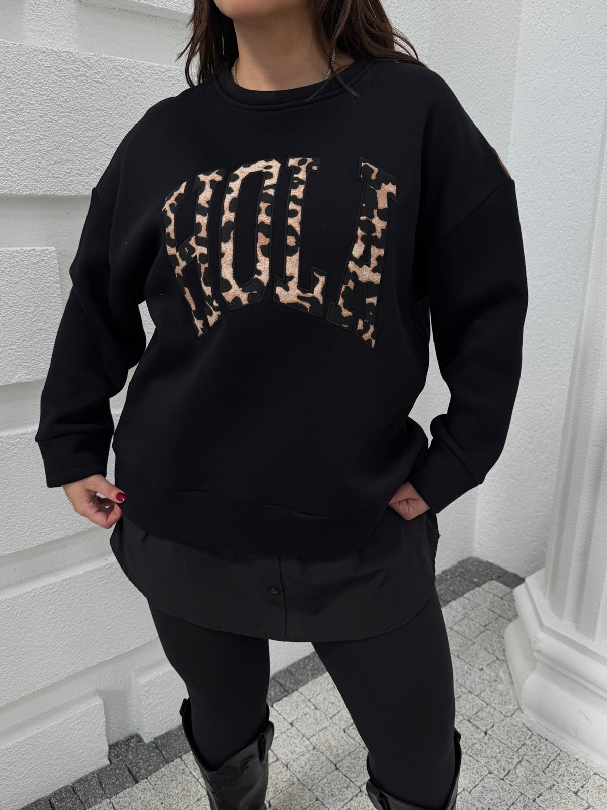 HOLA ŞARDONLU SWEATSHİRT