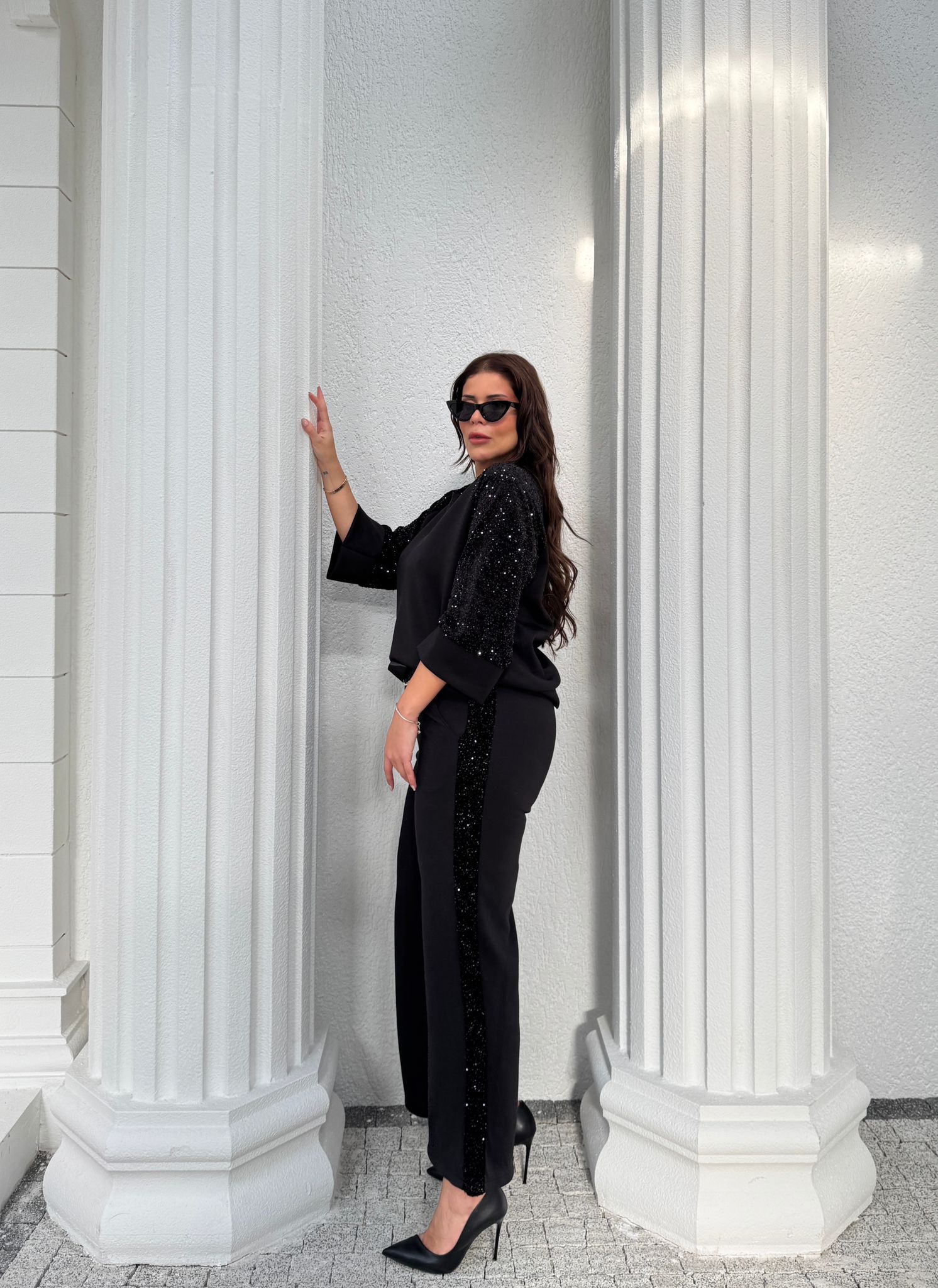 TAŞLI PUL PAYET TAKIM