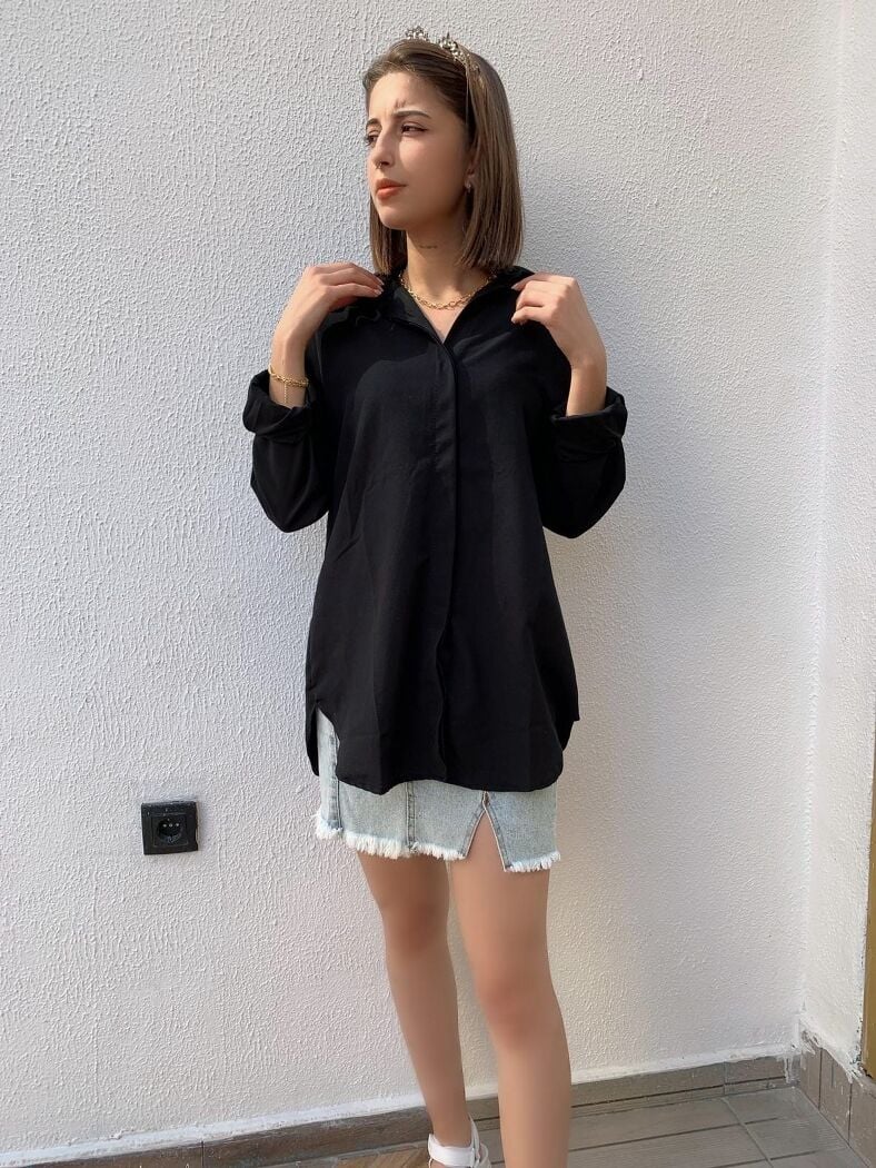 Kot Etek Önden Yırtmaçlı