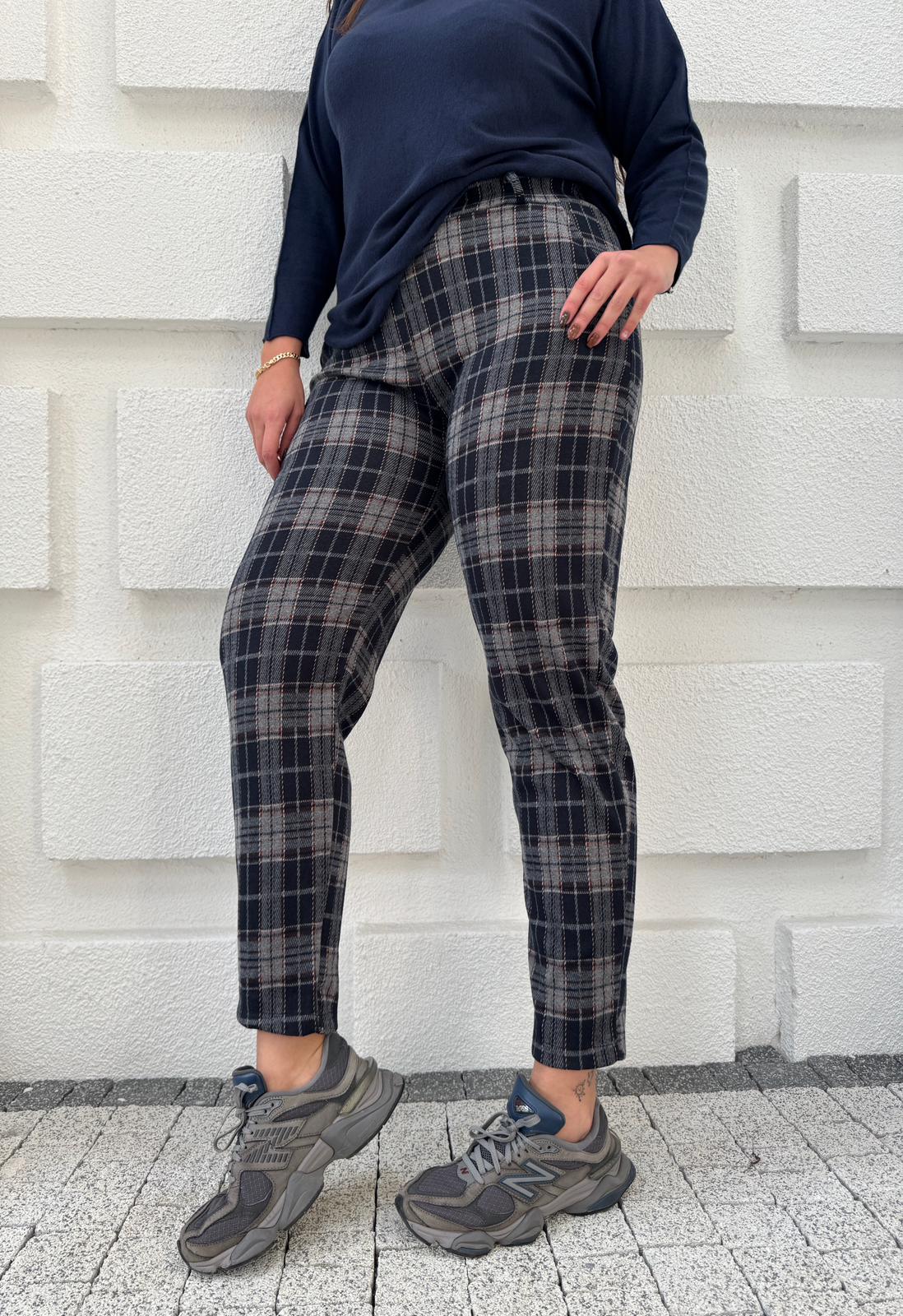 ODUNCU DESEN KEMERLİ PANTOLON