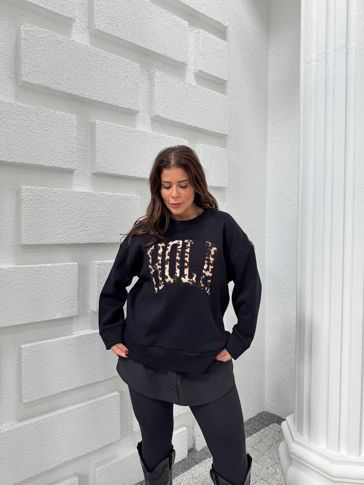 HOLA ŞARDONLU SWEATSHİRT