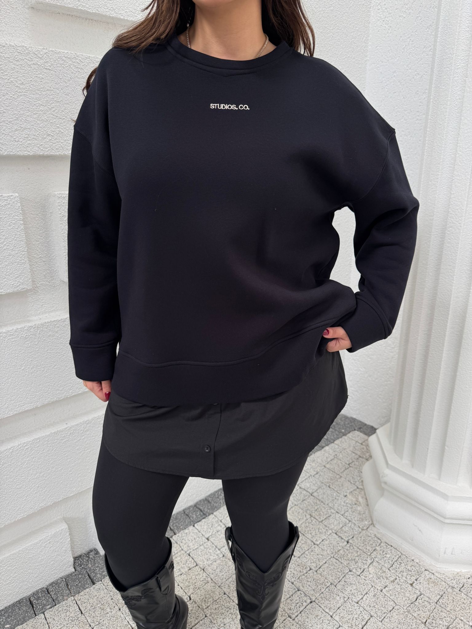 STUDO ŞARDONLU SWEAT