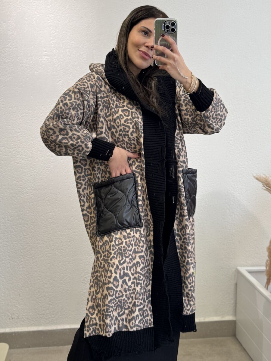 TRİKO LEOPAR HIRKA