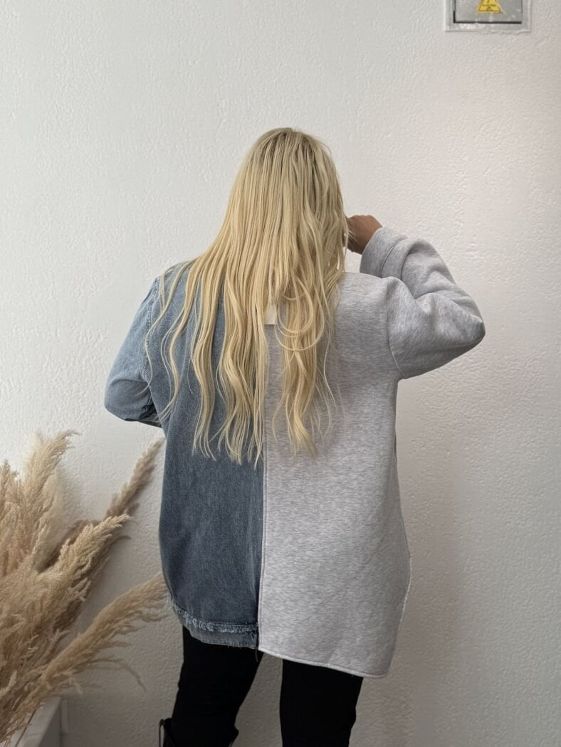 YARI SWEAT YARI JEAN GÖMLEK