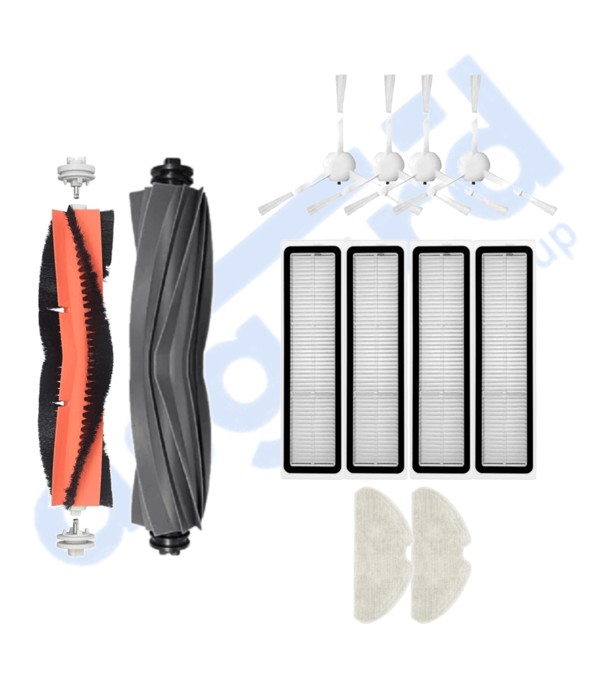 DREAME D10S, D10S PRO, D9 MAX GEN 2 UYUMLU 2 Ana Fırça 4 Yan Fırça 4 Filtre 2 Mop