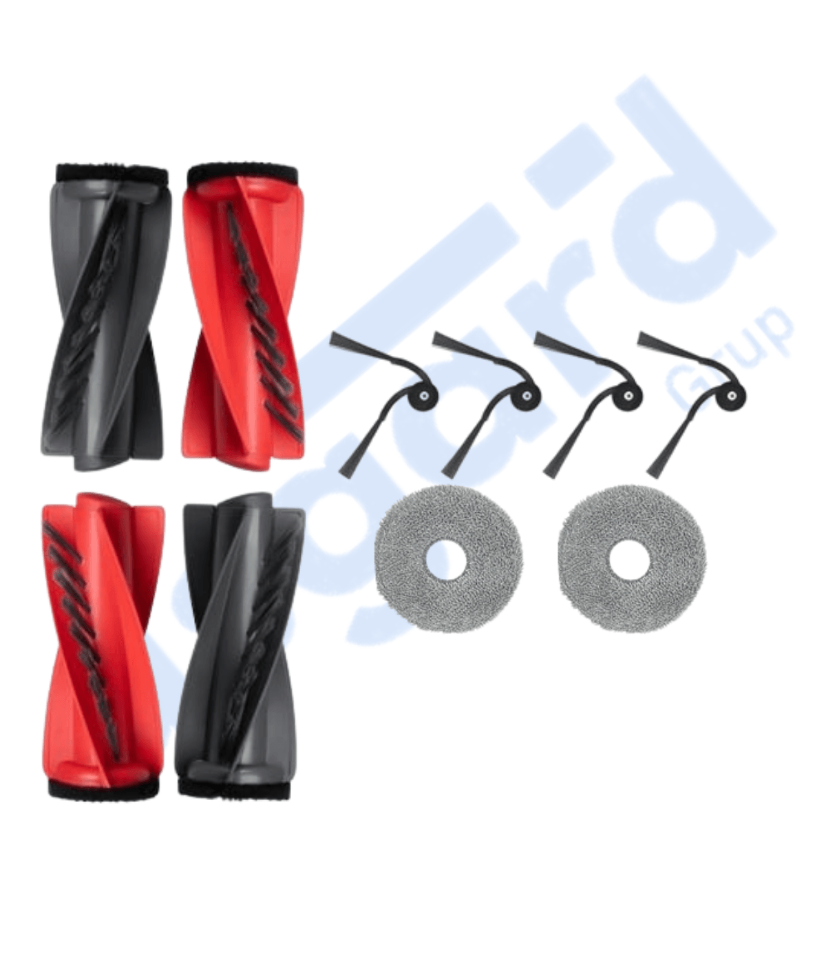 Roborock Saros 10R Uyumlu 2 Ana Fırça 4 Yan Fırça 2 Mop
