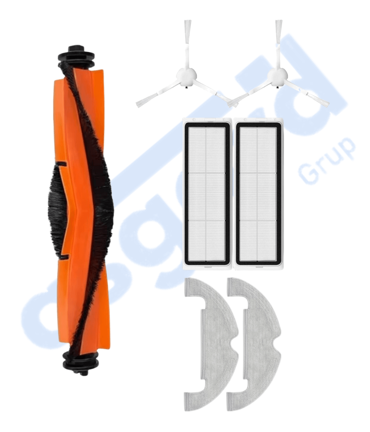 XİAOMİ MOP 2 ULTRA – X10 – D10 PLUS – D10S PLUS – D10 PLUS GEN 2 UYUMLU 1 Ana Fırça 2 Yan Fırça 2 Filtre 2 Mop
