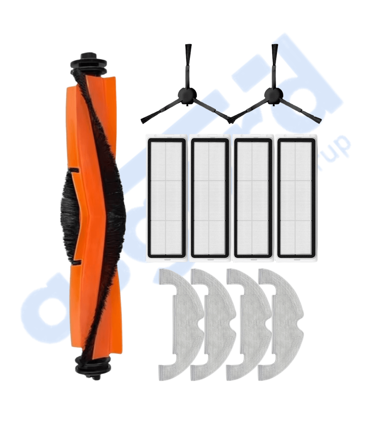 XİAOMİ MOP 2 ULTRA – X10 – D10 PLUS – D10S PLUS – D10 PLUS GEN 2 UYUMLU 1 Ana Fırça 2 Yan Fırça 4 Filtre 4 Mop