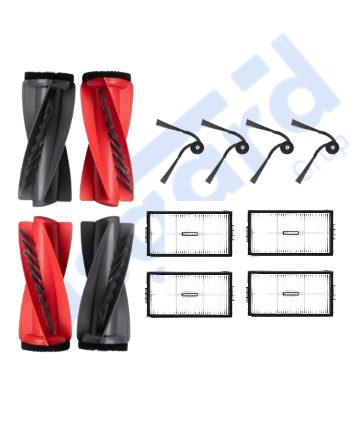 Roborock Saros 10R Uyumlu 2 Ana Fırça 4 Yan Fırça 4 Filtre