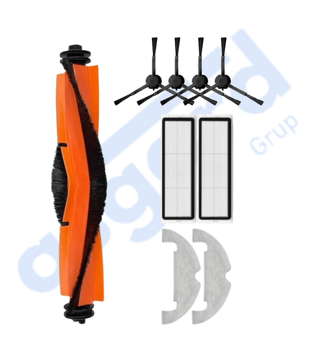 XİAOMİ MOP 2 ULTRA – X10 – D10 PLUS – D10S PLUS – D10 PLUS GEN 2 UYUMLU 1 Ana Fırça 4 Yan Fırça 2 Filtre 2 Mop