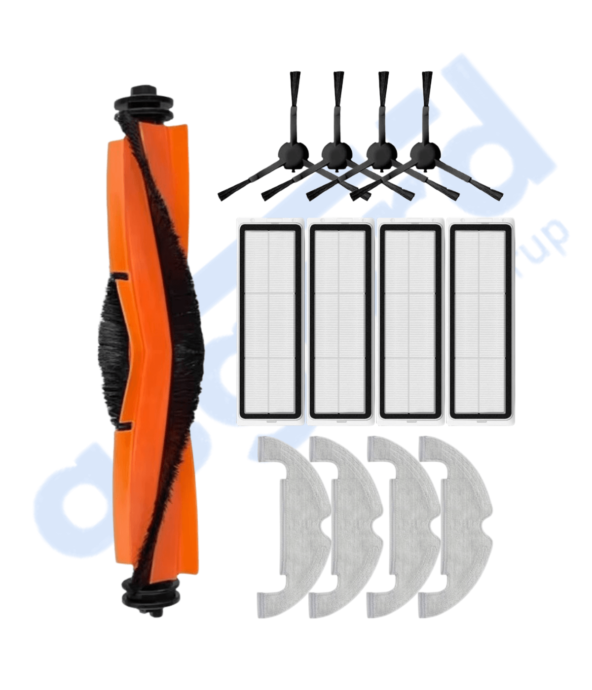 XİAOMİ MOP 2 ULTRA – X10 – D10 PLUS – D10S PLUS – D10 PLUS GEN 2 UYUMLU 1 Ana Fırça 4 Yan Fırça 4 Filtre 4 Mop