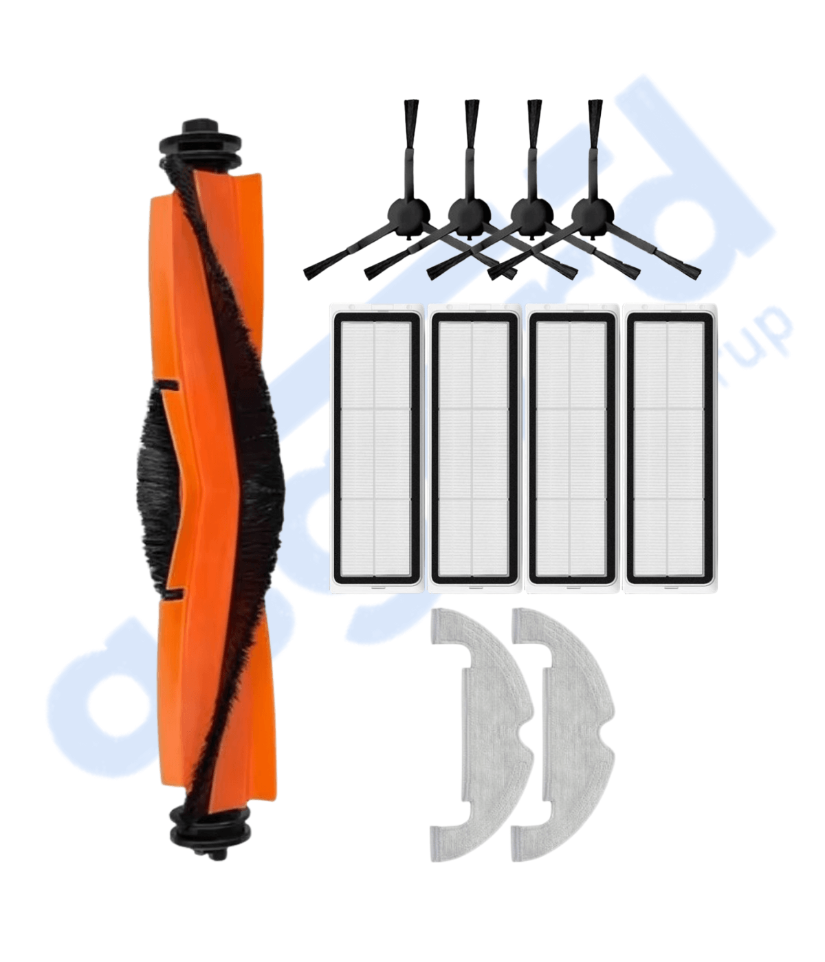 XİAOMİ MOP 2 ULTRA – X10 – D10 PLUS – D10S PLUS – D10 PLUS GEN 2 UYUMLU 1 Ana Fırça 4 Yan Fırça 4 Filtre 2 Mop