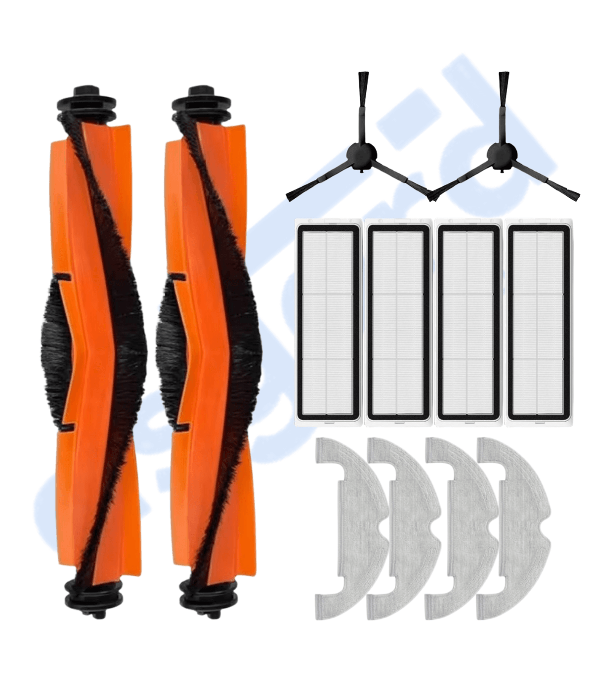 XİAOMİ MOP 2 ULTRA – X10 – D10 PLUS – D10S PLUS – D10 PLUS GEN 2 UYUMLU 2 Ana Fırça 2 Yan Fırça 4 Filtre 4 Mop