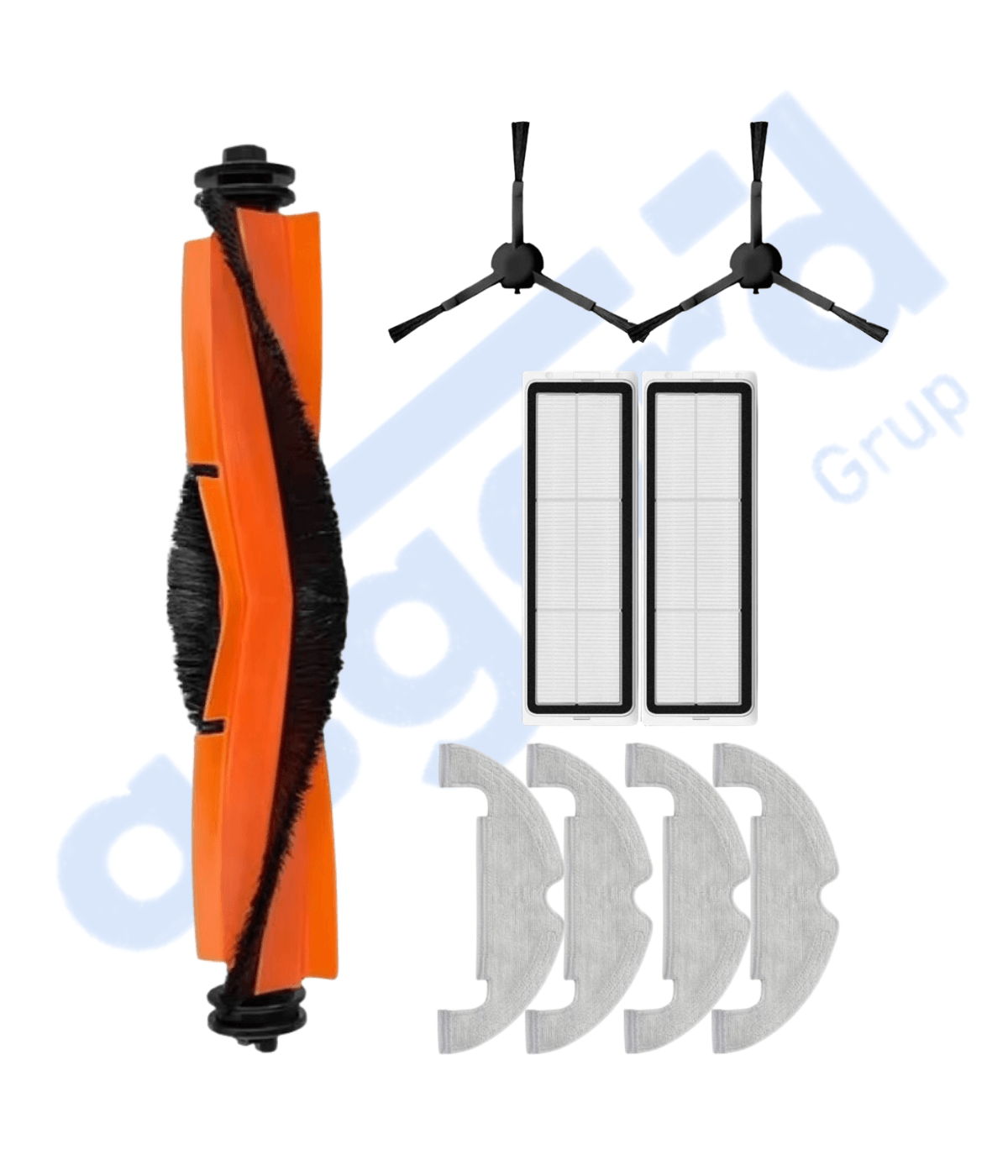 XİAOMİ MOP 2 ULTRA – X10 – D10 PLUS – D10S PLUS – D10 PLUS GEN 2 UYUMLU 1 Ana Fırça 2 Yan Fırça 2 Filtre 4 Mop