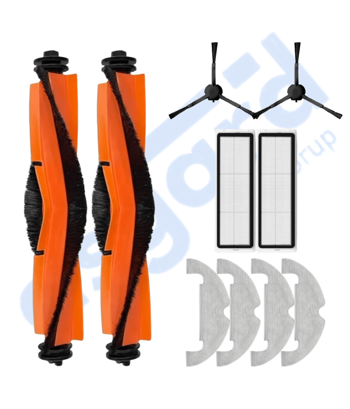 XİAOMİ MOP 2 ULTRA – X10 – D10 PLUS – D10S PLUS – D10 PLUS GEN 2 UYUMLU 2 Ana Fırça 2 Yan Fırça 2 Filtre 4 Mop