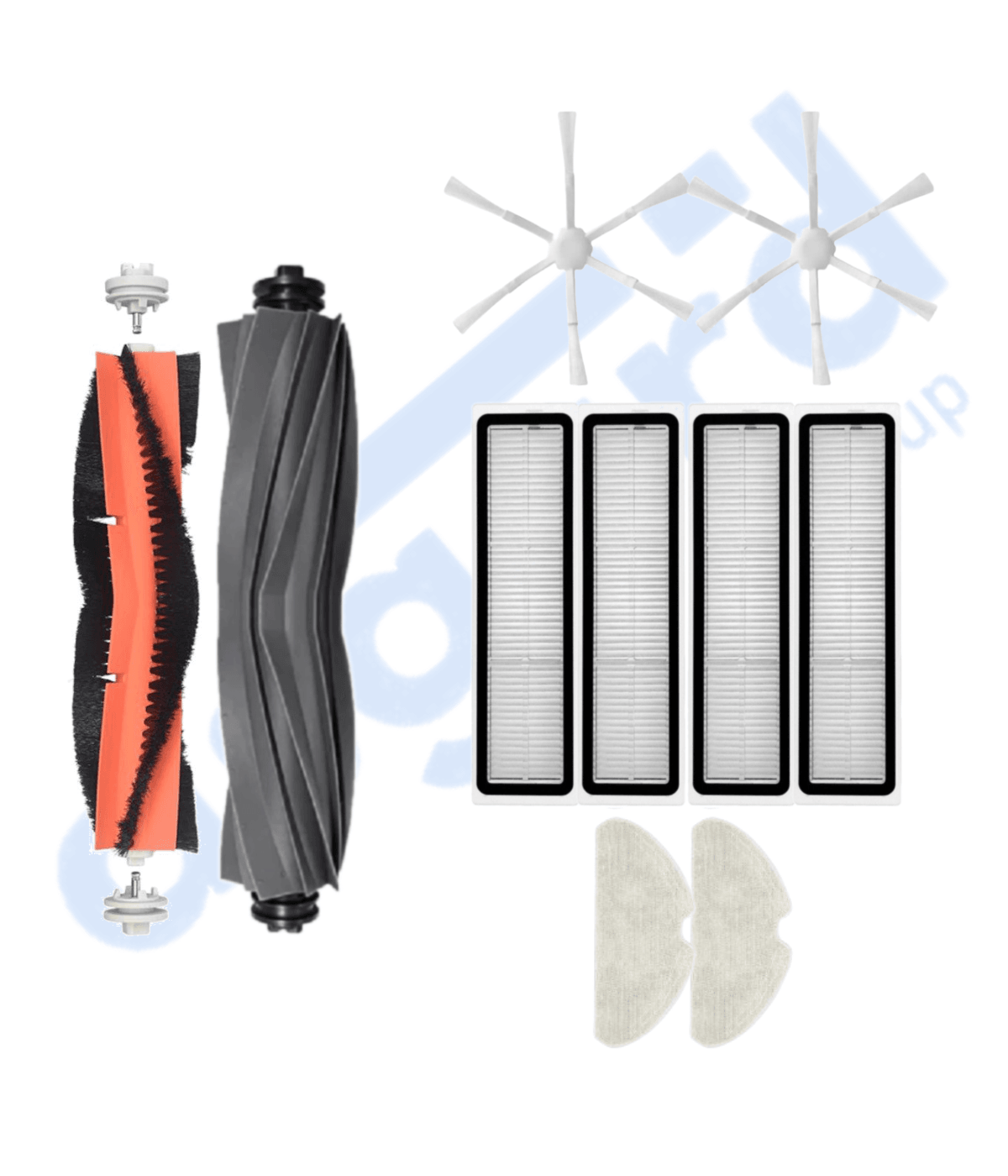 DREAME D10S, D10S PRO, D9 MAX GEN 2 UYUMLU 2 Ana Fırça 2 Yan Fırça 4 Filtre 2 Mop