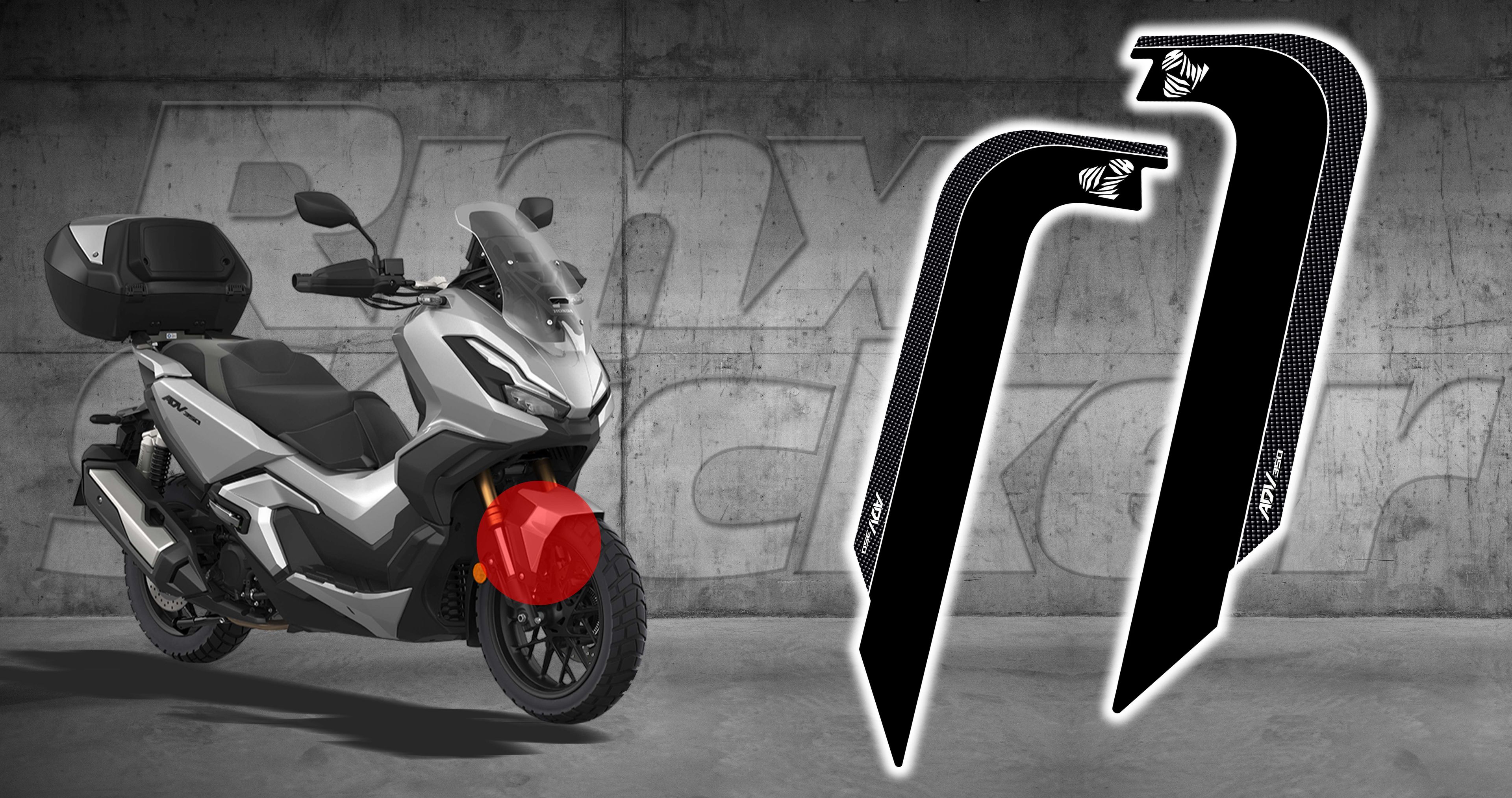 Honda Adv350 Kafa Yan Tankpad