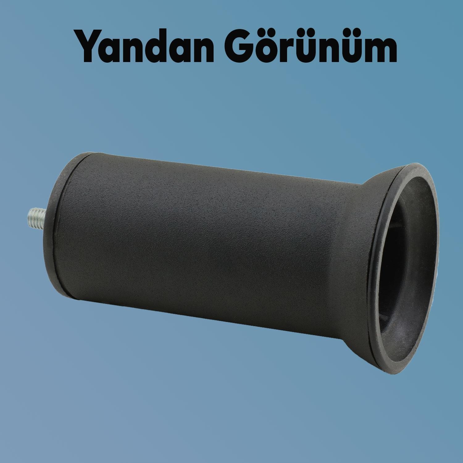 Mobilya Baza Kanepe Koltuk Çekyat Yükseltme Ayağı Ince Diş M8 Siyah Metal Ayakları 12cm 8 Adet