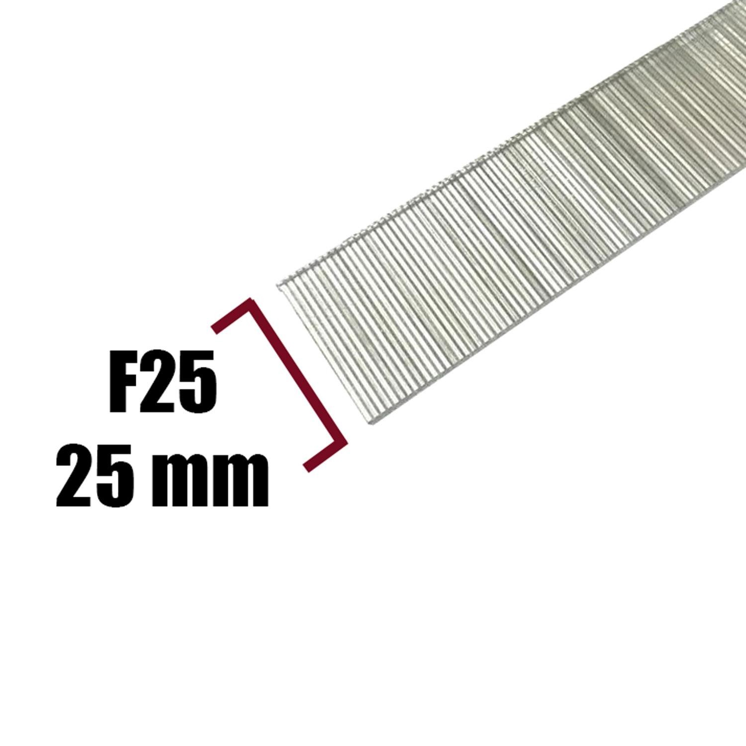 Meite F25 Tabanca Parke Galvanizli Brad Çivisi 18-25 mm 5000 Adet