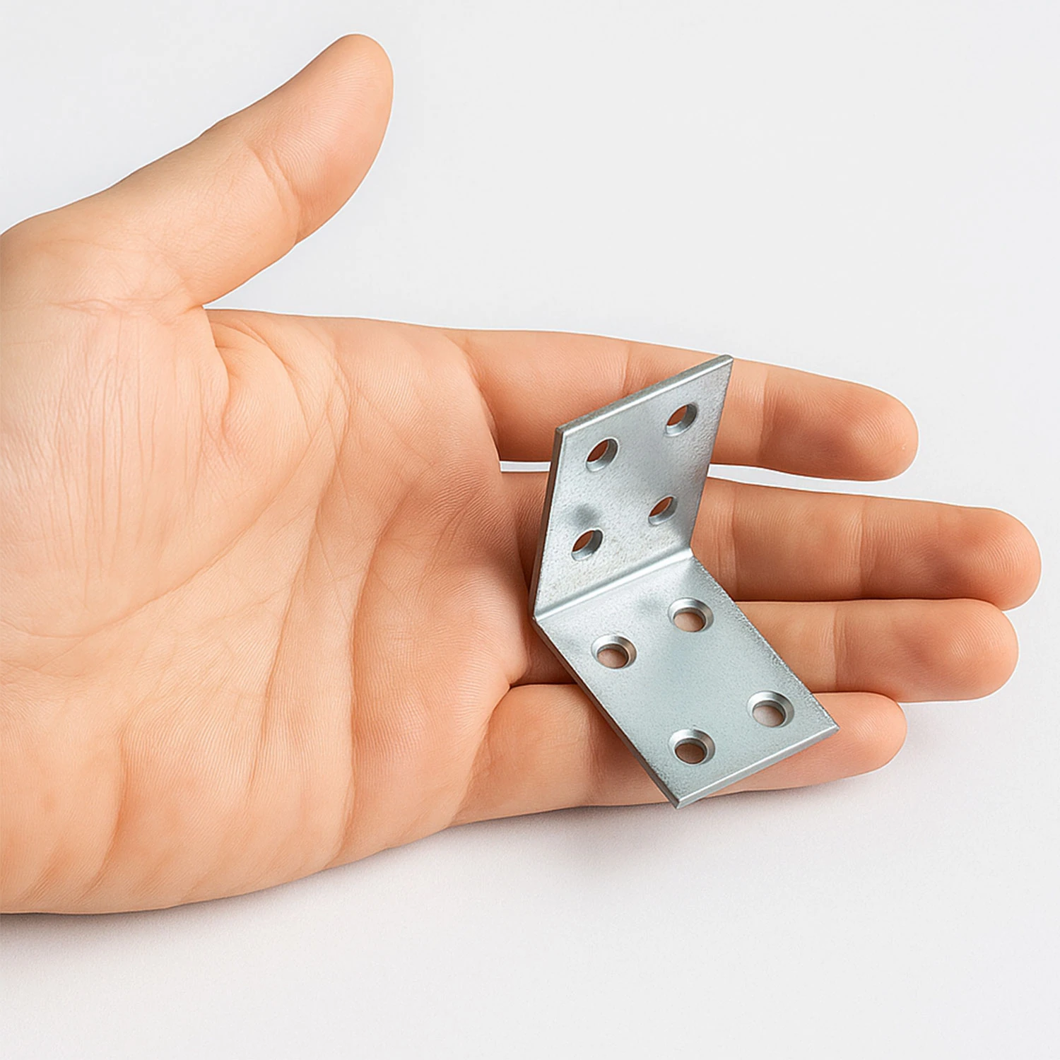 Metal Köşebent L Demiri (25 Adet) 30x40x40 mm Mobilya Duvar Sabitleme Gönye Bağlantı Aparatı