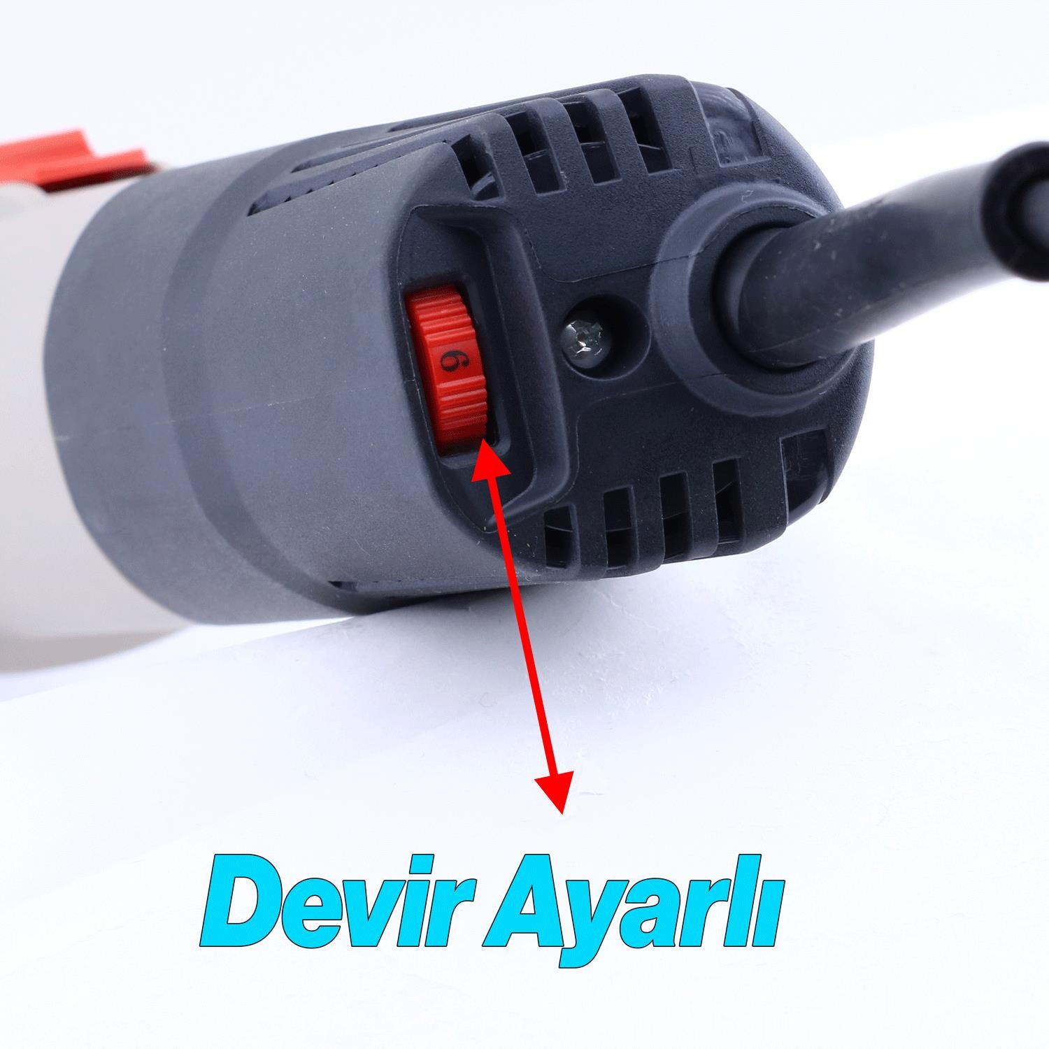 Crown CT13502-115V Devir Ayarlı Avuç Taşlama Spiral Makinesi 115 mm 1010W