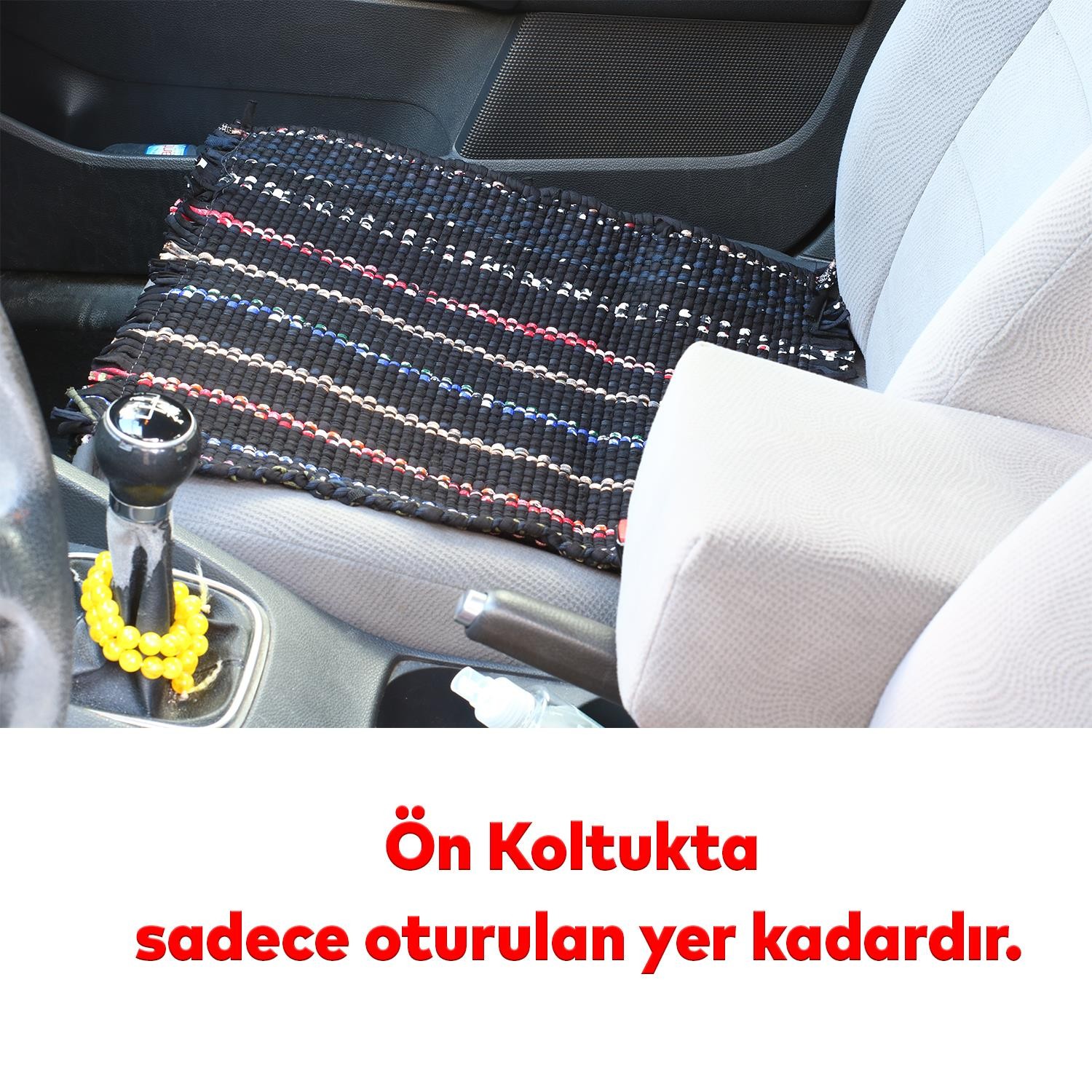 Otomobil Araba Araç Koltuk Koruma Kilim Minder 3 Lü Küçük Set Terlemeyen Örtü Tüm Araç Uyumlu 