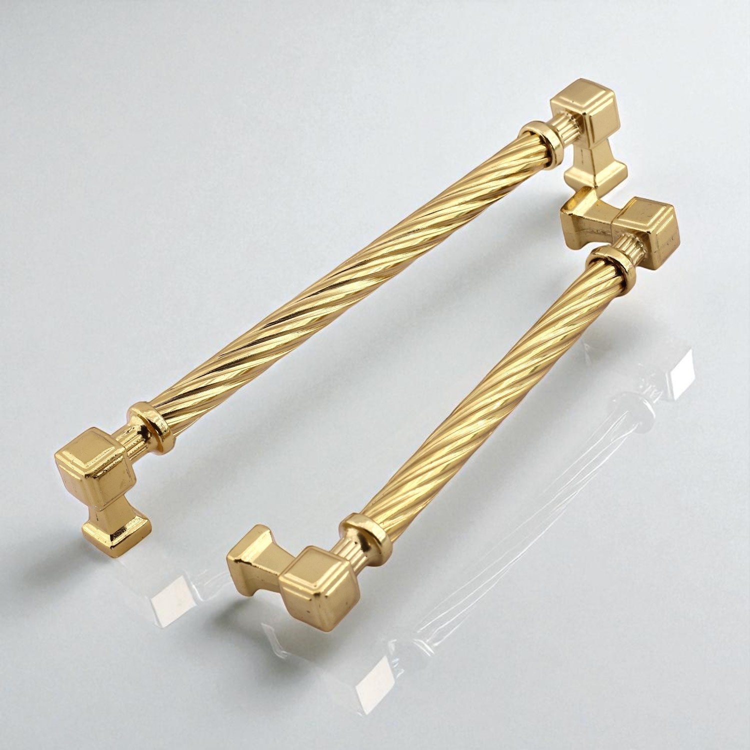 Burma Gold Altın Metal Kulp 160 mm Mobilya Çekmece Mutfak Dolabı Dolap Modern Kapak Kulbu Kulpları