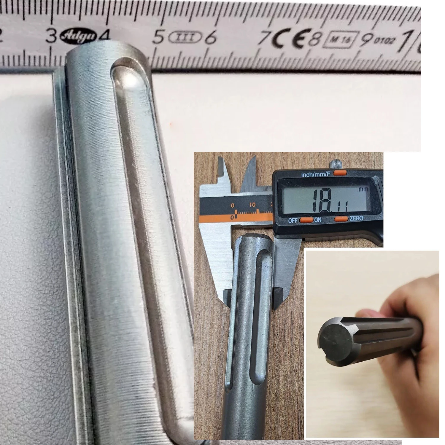 Sds Max Şaftlı Keski 18 mm x 400 mm x 50 mm Hilti Ucu Beton Taş Kaya Kırıcı Kırma Adaptörü