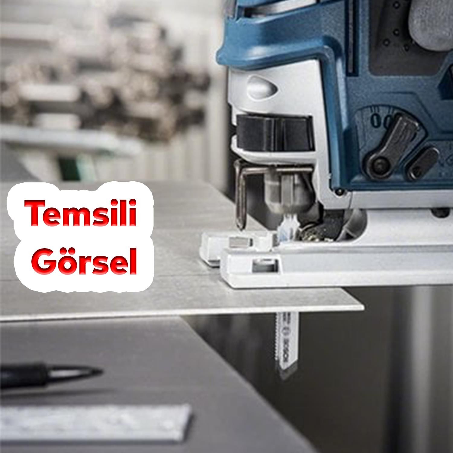 Metal Çelik Demir Kesim Dekupaj Testere Bıçağı Yedek 8 cm Metal Bıçak T118A Kesme 5 Adet Set