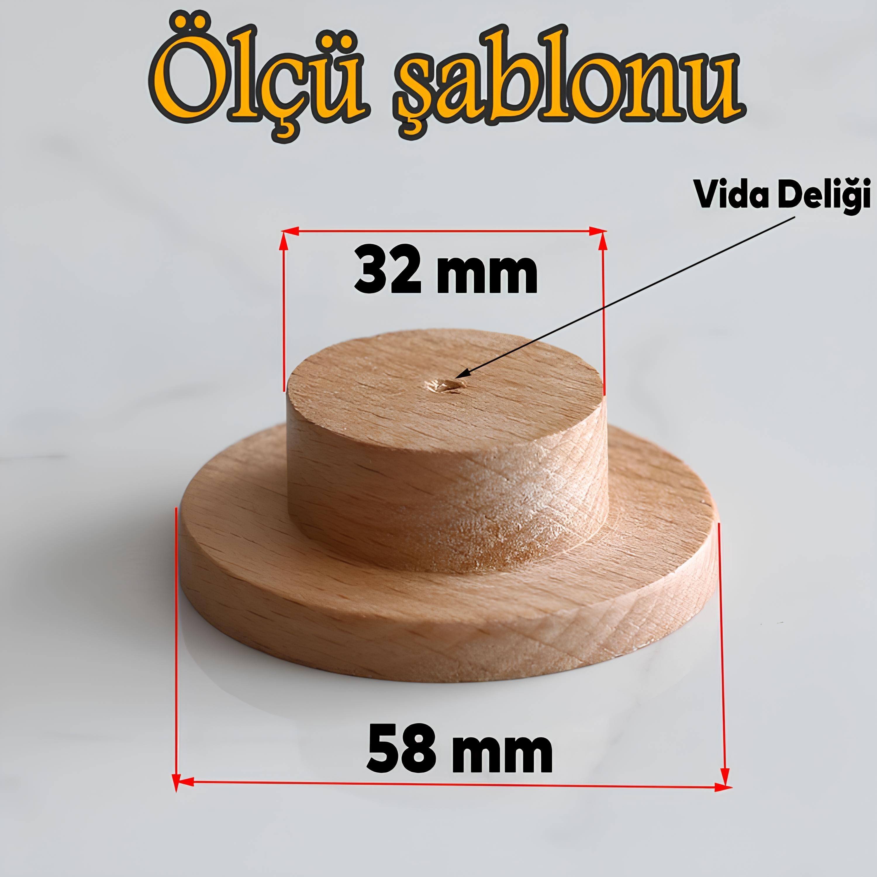 Ahşap Kulp Düğme Çiçek Desenli Çocuk Odası Çekmece Mutfak Mobilya Dolap Kulpu Kulbu Kulpları 10 ADET