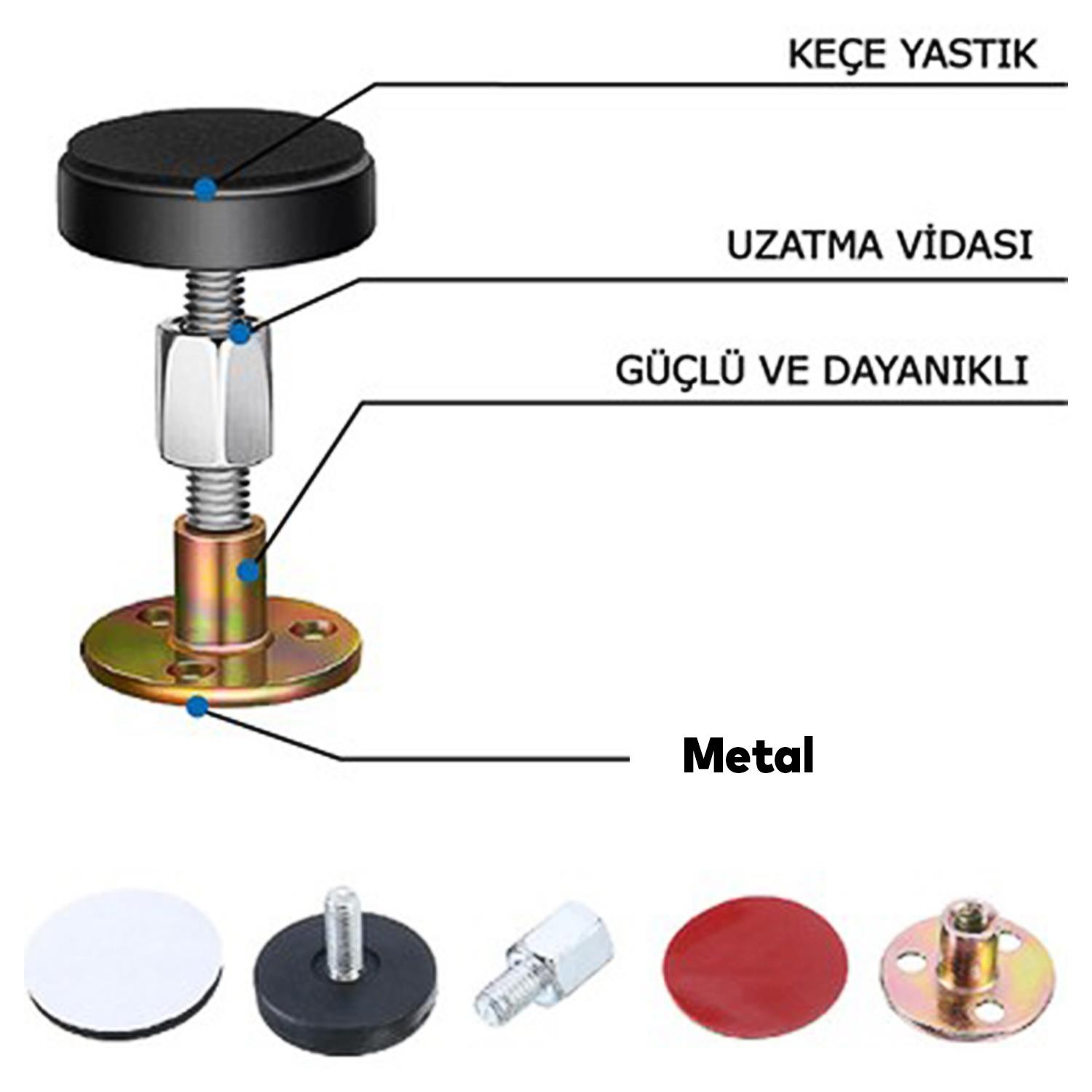 Yatak Baza Başlık Başlığı Mobilya Eşya Dolap Sabitleme Aparatı Sallanma Önleyici Sabitleyici 2 Adet