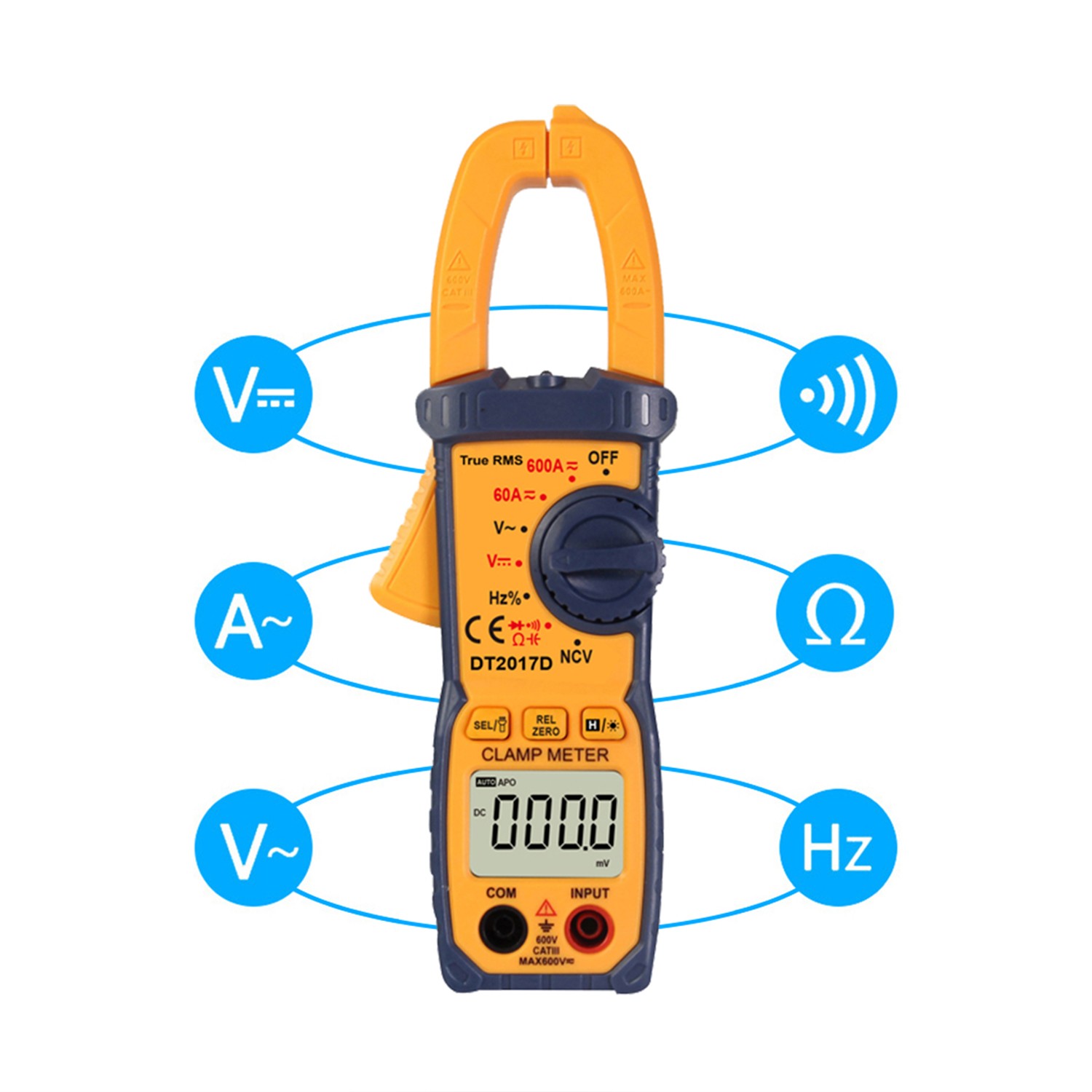 600V Pens Multimetre DC AC Dijital Ölçü Aleti Gerilim Direnç Ampermetre Elektrik Ölçüm Akım Cihazı
