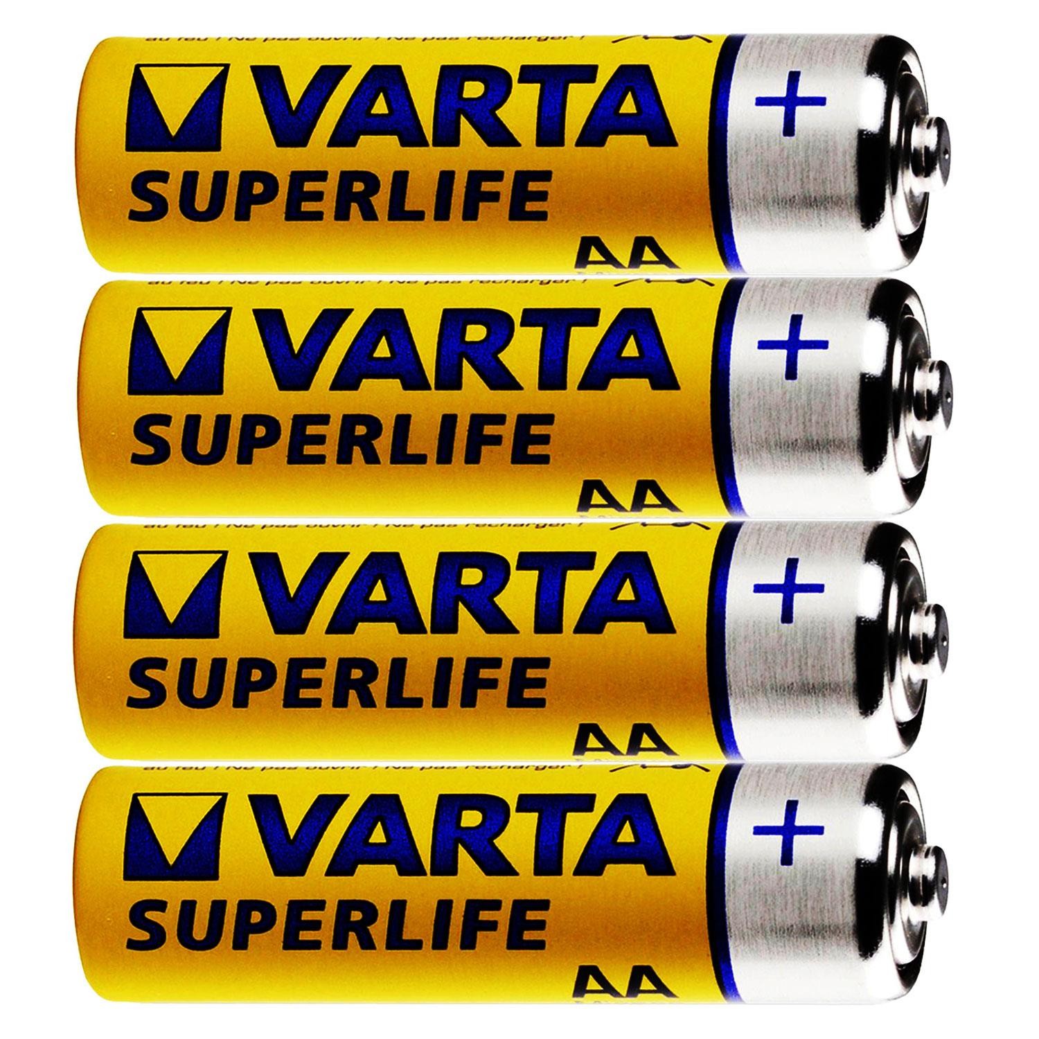 Varta Kalem Pil Kalın Kalem Pil R6KG AA Pil 1.5 V 4'lü Paket