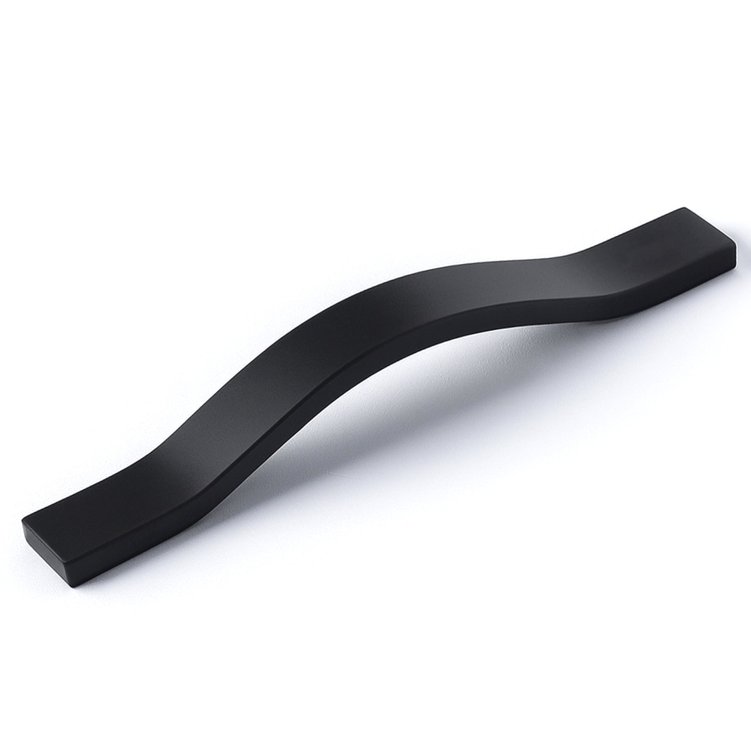 Sümbül Siyah Metal Mobilya Kulpu 192 mm Mutfak Dolabı Çekmece Kolu Gardırop Kapak Kulpları Sağlam