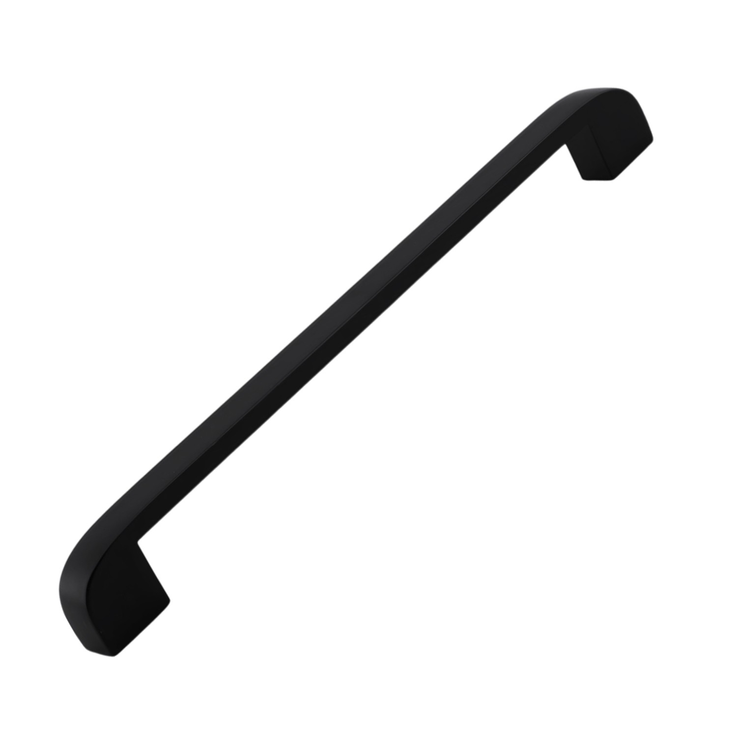 Zehra (192 mm - 19.2 cm) Mat Siyah Metal Mobilya Mutfak Çekmece Dolap Dolabı Kulbu Kulpu Kulpları
