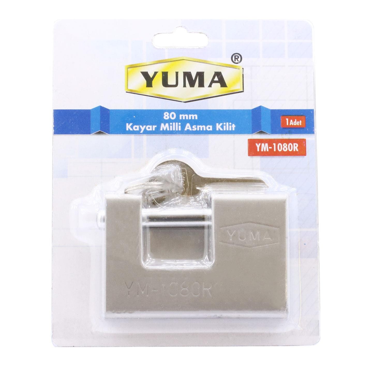 Yuma Kayar Milli Asma Kilit 80 mm