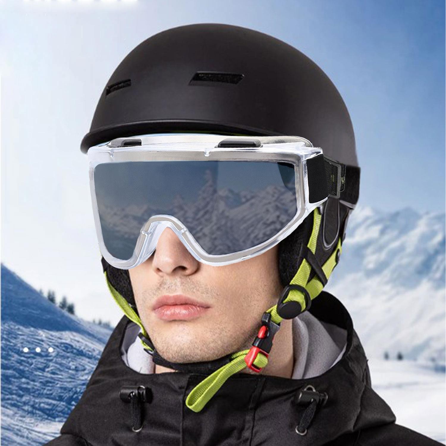 Kayak Gözlüğü Güneş Kar Gözlük Füme Snowboard Glasses Ekonomik Seri Gözlük